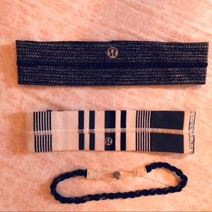 3 lululemon headbands